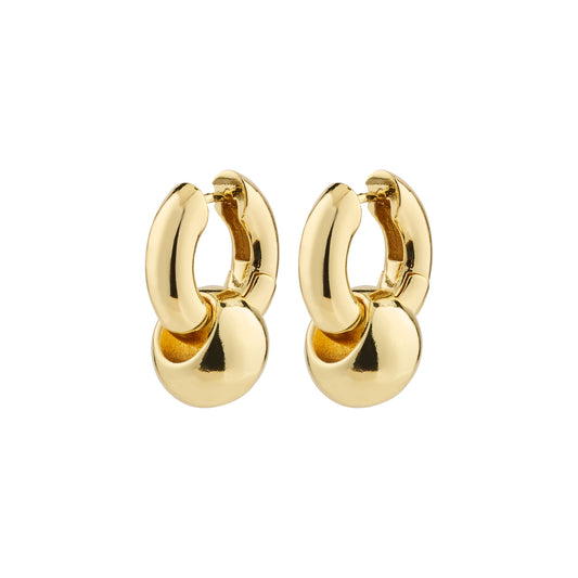 INTENT recycled earrings gold-plated