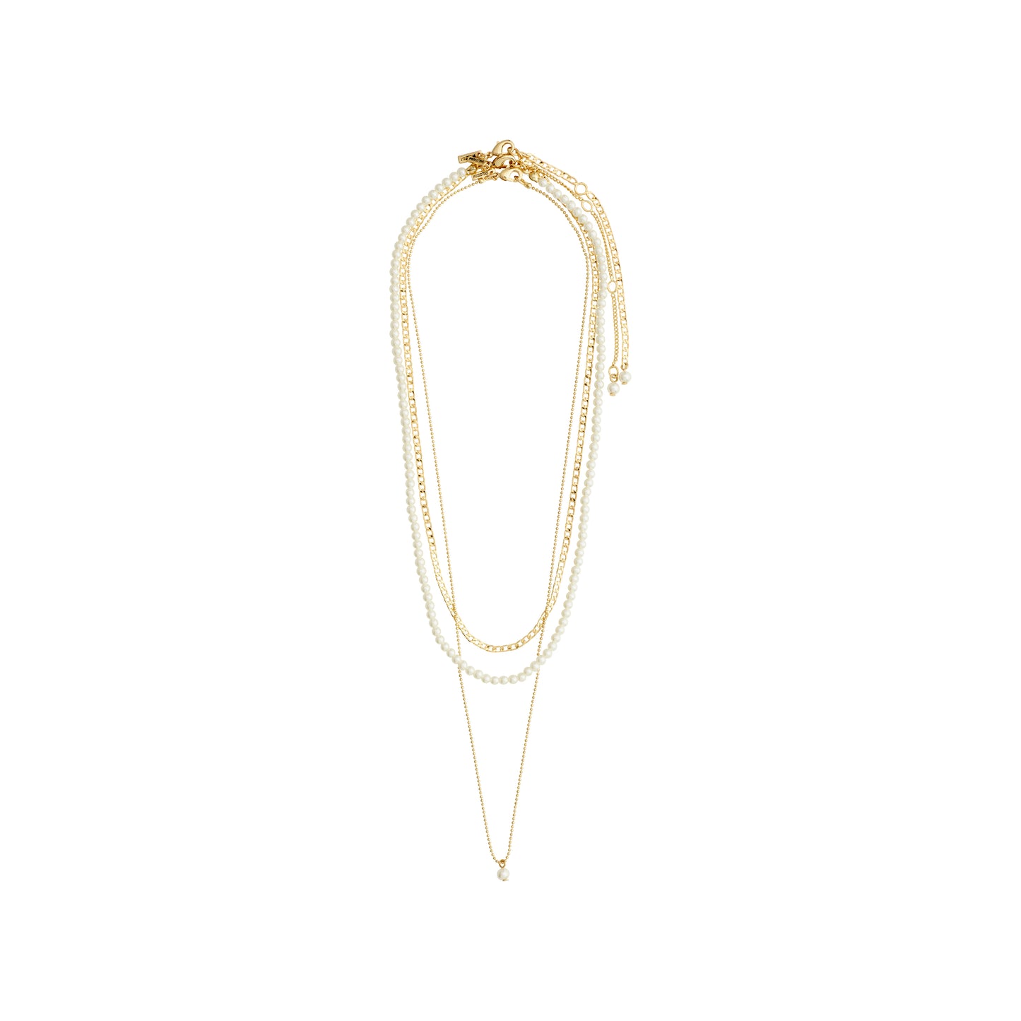 BAKER necklace 3-in-1 set gold-plated