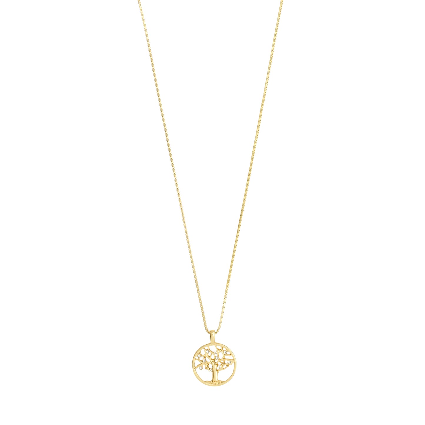 IBEN recycled tree-of-life necklace gold-plated