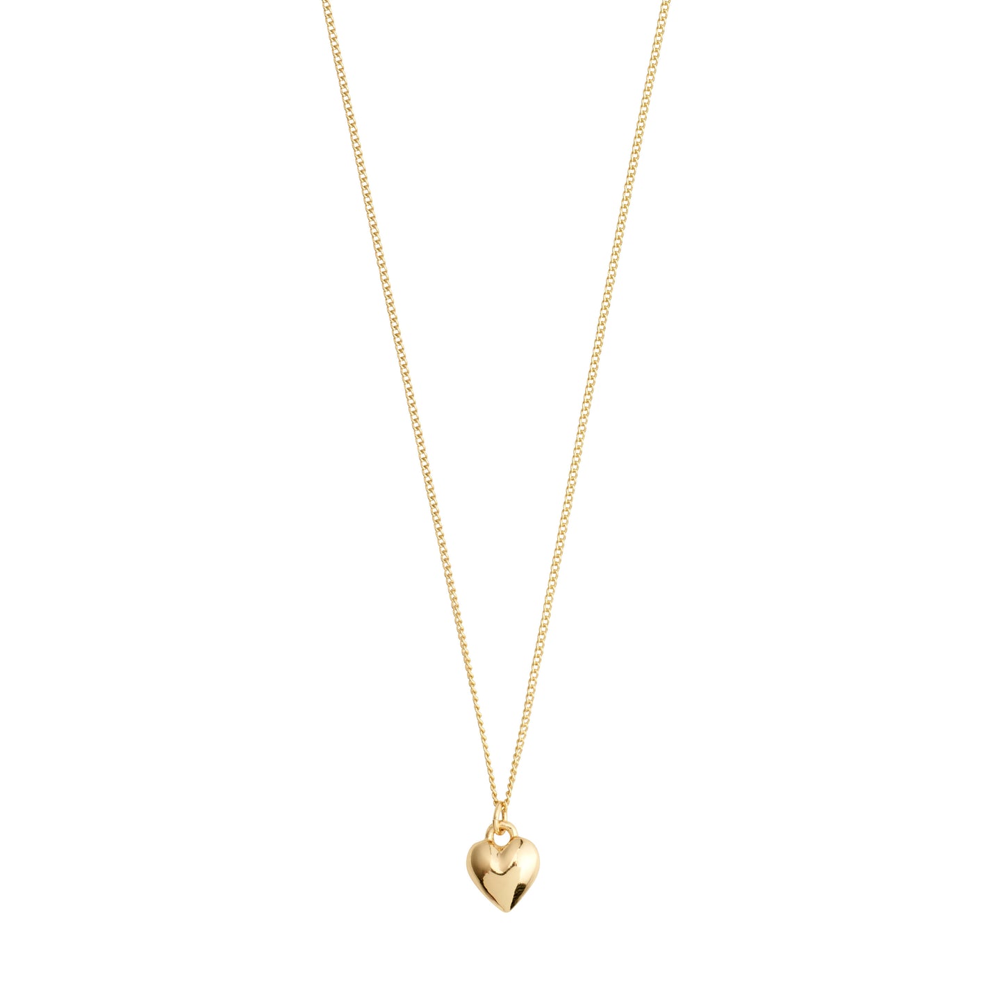 AFRODITTE recycled heart necklace gold-plated