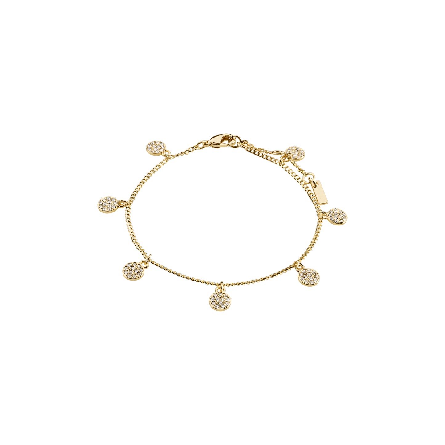 CHAYENNE recycled crystal bracelet gold-plated